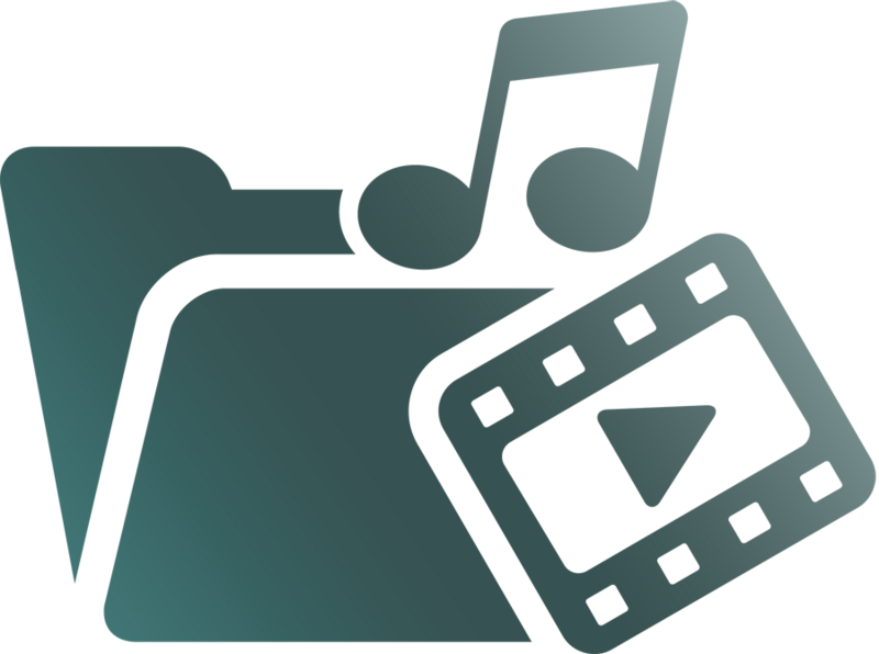File:MediaLibraryIconGreen.png